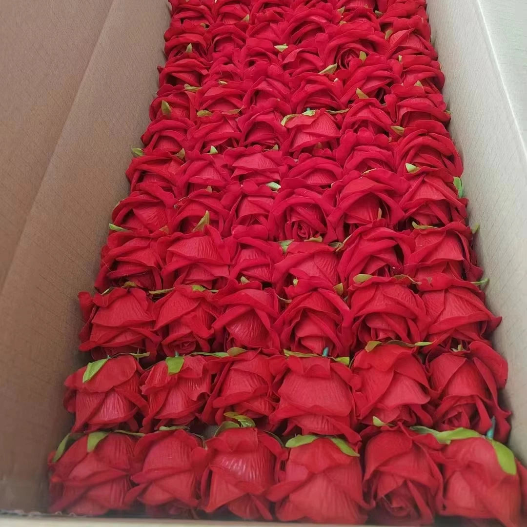 Silk Wedding Artificial Flowers Arrangement Flores Artificial Red White Rose Centerpiece for Mother's Day Christmas Wedding