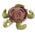 Kingtale Interactive Cotton Dog Chew Toys Squeaky Turtle Plush for Small and Middle Puppies Durable Stuffed Puppy Chew Toys