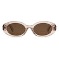 New White Acetate Frame Trendy Oval Shape Women'S Sunglasses Crystal Polarized Sun Glasses Female Summer 2026 Traveling Eyewear