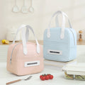 Portable Lightweight Insulated Lunch Cooler Bag Letter Waterproof Eco-Friendly Fashion-Casual Style for Students Office Daily