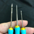 New Design Sewing Awl with Hook Shoes Repair Sewing Crochet Hook Needle Candle Silicone Mold Candle Wick Round Hole Cone