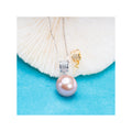 Pe011063  DIY 9-12mm Natural Freshwater Pearl Pendant Accessory 925 Sterling Silver Engagement Jewelry Necklace for Women