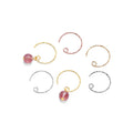 C Shaped Twist Ear Wire French 925 Sterling Silver Hoops Earring Findings for Jewelry Making