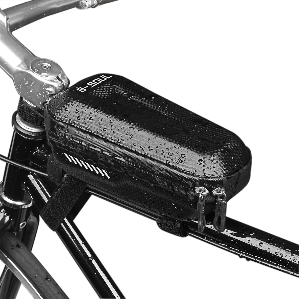 Waterproof Top Tube EVA PU Bike Large Capacity Hard Shell Ride Bag Bicycle Bag Bicycle Top Tube Bag