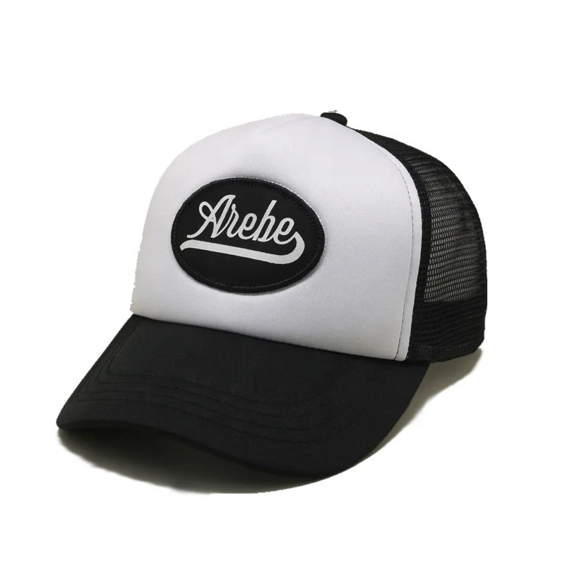 Custom Embroidery 6 Panel Plain Kids Baseball Cap Youth Mesh Trucker Blank Cap Adjustable Kid Caps