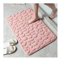Modern Bathroom Floor Mat  Marble Shape Embossing Process Memory Foam Bath Mat for Bathroom Non Slip Bath Rug