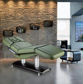 Dark Gray Electric 4 Motor Beauty Massage Bed with Customizable LOGO Facial Spa Bed for Beauty Salon