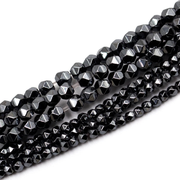Wholesale Best Selling Hematite 2*3mm Size Faceted Hematite Beads for Custom Jewelry Making