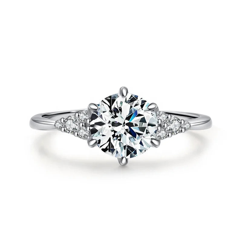 JZ1466 Wholesale Promise Stack Promise CZ Stone Anillo De Mujer Pure 925 Sterling Silver Ring Jewelry Women Engagement Ring