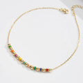 SA94 RINNTIN Dainty Professional Design 925 Sterling Silver Adjustable Beach Anklet Gold Anklets Foot Jewelry