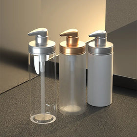 Cosmetic clear 300ml Pump Bottle Lotion Foam Shampoo Bottle and Shower Gel Bottles Packaging