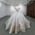 Jancember 9964 Elegant Flower Off Shoulder Evening Sweetheart Party Gowns Dresses