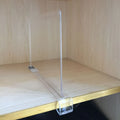 Acrylic Clear Plastic Shelf Dividers for Closets and Cabinets Stackable Shelves Organizers for Clothes and Purses Separators