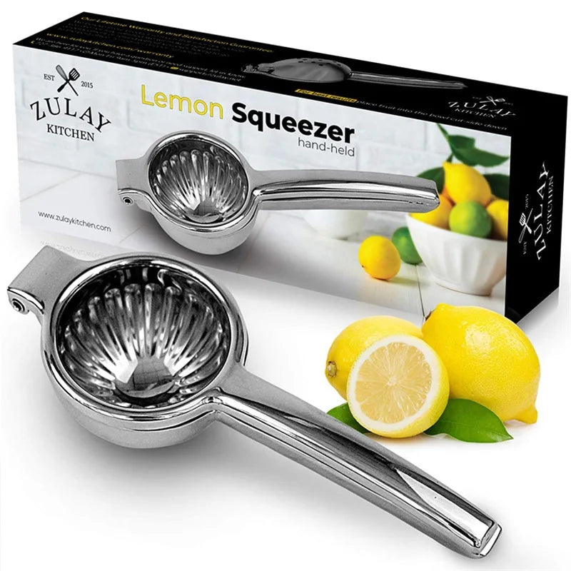 Kitchen Accessories Stainless Steel Manual Lemon Juicer Extractor Hand Press Tool for Fruits and Vegetables Cutter Type