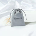 7x9cm Custom Logo Satin Printed Silk Jewelry Packaging Pouch Bag for Cosmetic Storage or Luxury Gift Giving