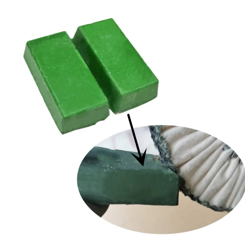 200g DIY Hemp Wheel for Metal Surface Polishing High Gloss Mirror Abrasive Wax