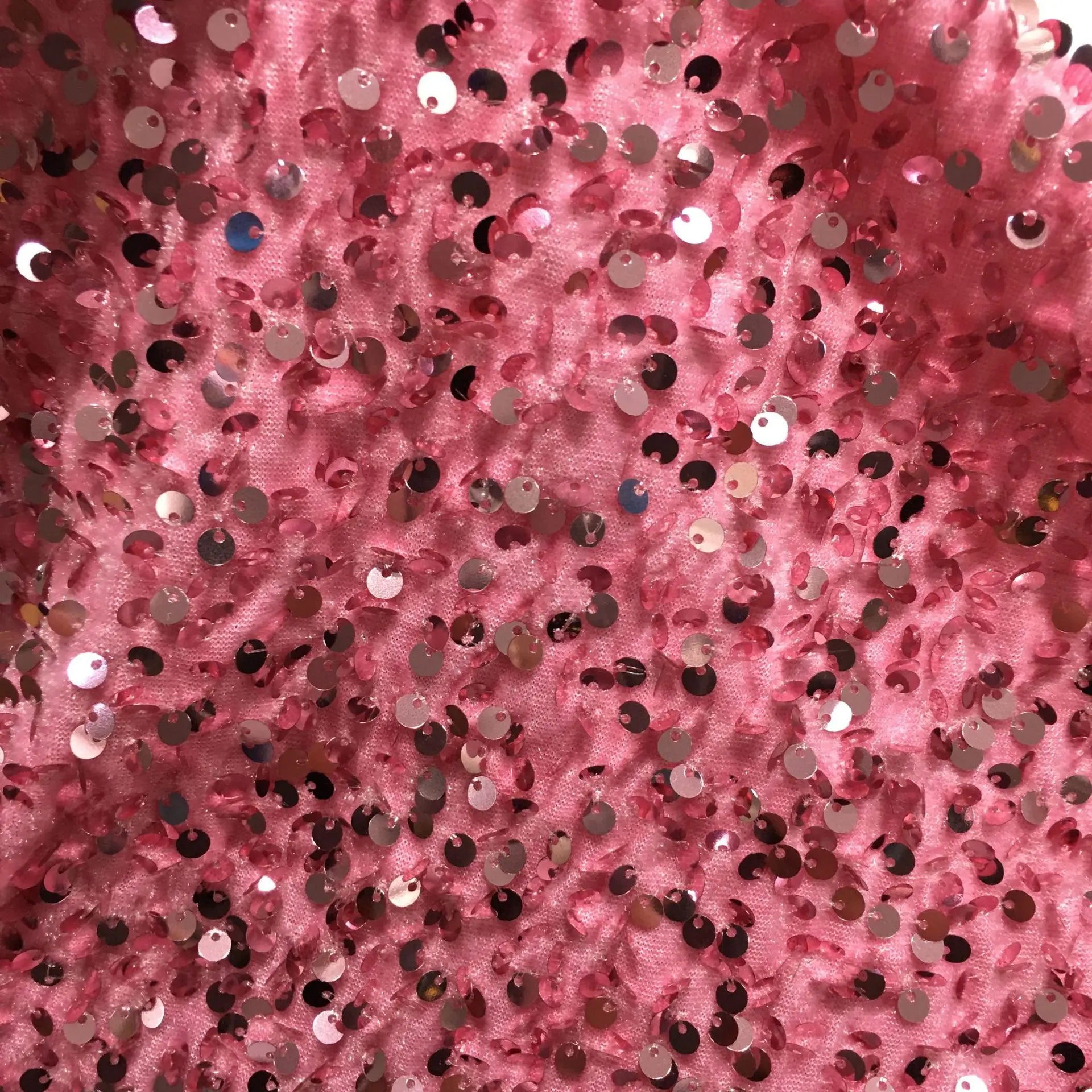 High Density Stretchy Velvet Sequin Twill Fabric for Swimwear & Home Textile-Wholesale