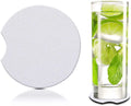 Customizable 2.6 Inch Neoprene Car Mug Coaster Eco-Friendly Sublimation Blank Novelty Design Kitchen Table Mats & Pads Gifts