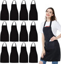 Hot Kitchen Handmade Bbq Painting With 2 Spacious Pockets Machine Washable Bulk Neutral Bib Black Apron