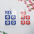 Acrylic Sign Acrylic Reminder Signs Store Signcustomizable Patterns Minimalistno Smoking Signagewifi Signage