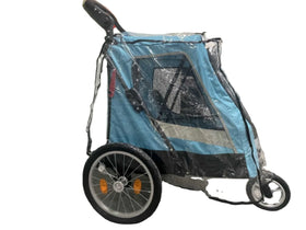 Waterproof Transparent EVA Foldable Rain Cover for Dog Stroller with Table