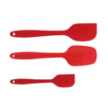 China Supplier Kitchen Gadget 5sets Baking Gadgets  Red Silicone Small Cream Scraper