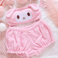 Bunny Pajama Summer Soft Black Able Velvet Pyjamas Women Girls Cute Underwear Pj Shorts Sleepwear Underwear 2021