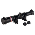 FOCUHUNTER Matte Black 1.5-6x24 30mm Aluminum Fiber Scope Sight Glass Etched Reticle Hunting Optical Spotting Scope Mount