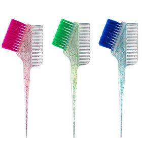 Multi-Functional Hairdressing Baked Oil Brush Pointed Tail Transparent Comb Hair Dyeing Comb