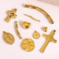 Jewelry Making Supplies Gold Charms Stainless Steel Charm Diy Accessories Luxury Charms Pendants Jewelry Making Craft Diy