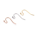 Beaded Earring Hooks 0.7 Wire Thick Stainless Steel 316L Fired and Welded Beaded Earring Hooks With Beaded Earring Accessories