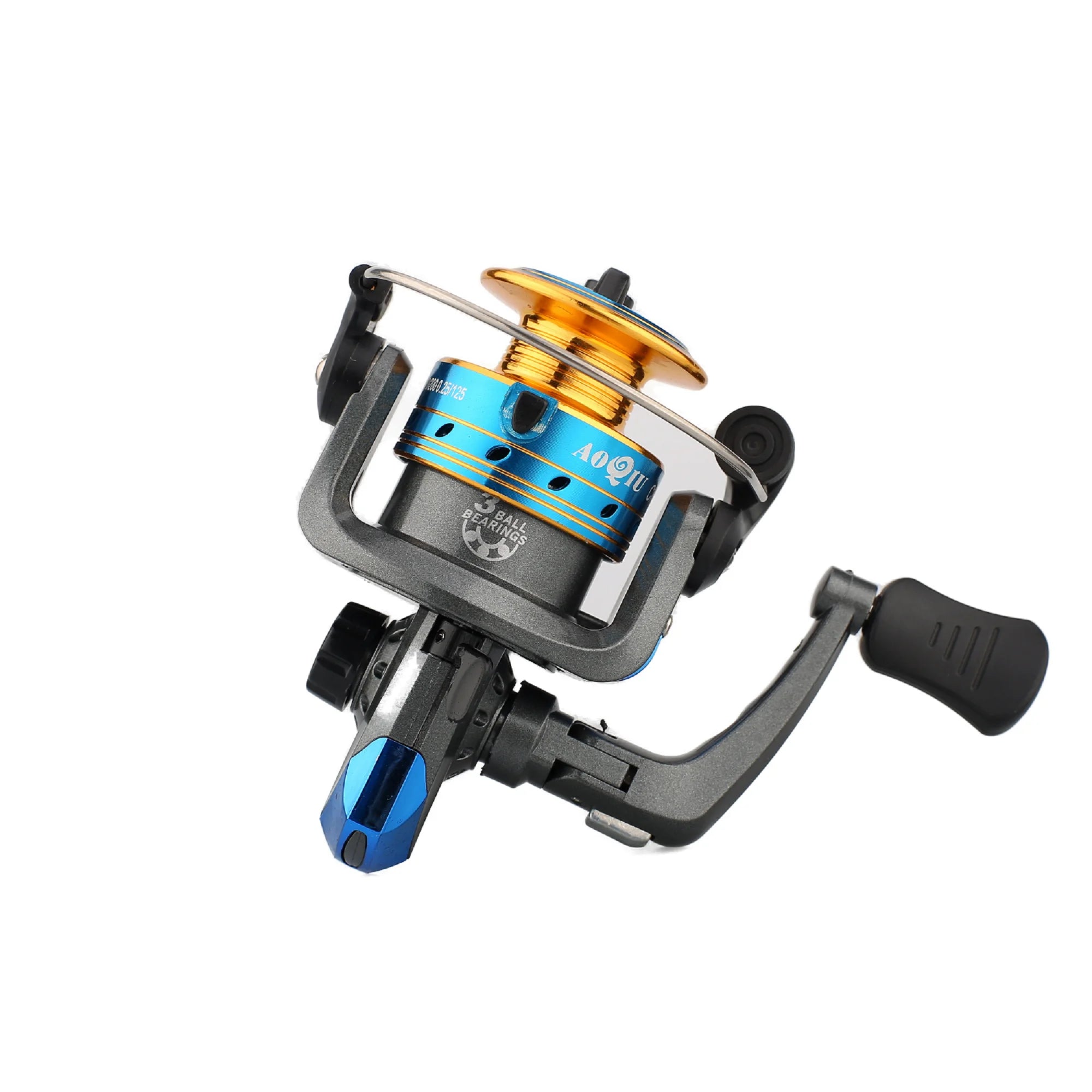 Top Sale Mini Ice Fishing Reels for Saltwater River Lake Stream Blue Wheel Spinning Reels Factory Supply Attractive Price