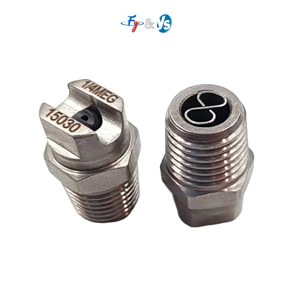 YS 1/4" MEG-SSTC High Pressure Flat Fan Nozzle Cleaners Steam Jet  Flat Fan T-ungsten Steel Core Spray Nozzle