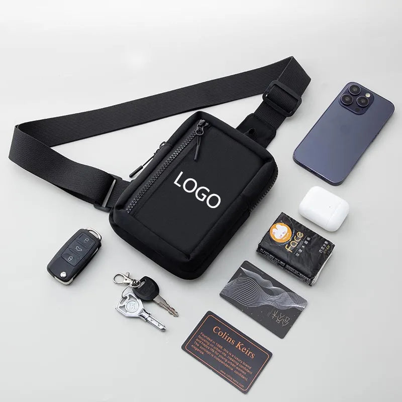 HUALIAN Unisex Small Chest Crossbody Messenger Bag Sport Casual Travel Sling for Men Mobile Phone Purse-OEM/ODM Fashion Style