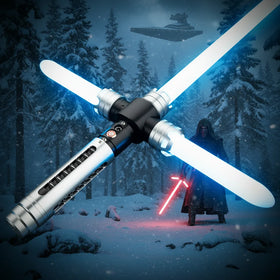 LGT Crossguard Lightsaber for Kylo Ren Xenopixel 3.0 Pixel Blade with Unstable Red Light Effect