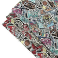 Yarn Dyed Jacquard Woven Breathable Stain Resistant Medium Weight Tapestry Fabric for Clothing Upholstery Custom Cartoon Design