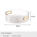 Lazy Susan Turntable Plastic Spinner for Kitchen and Bathroom Cabinet Cupboard or Countertop Organizing 11 Inches
