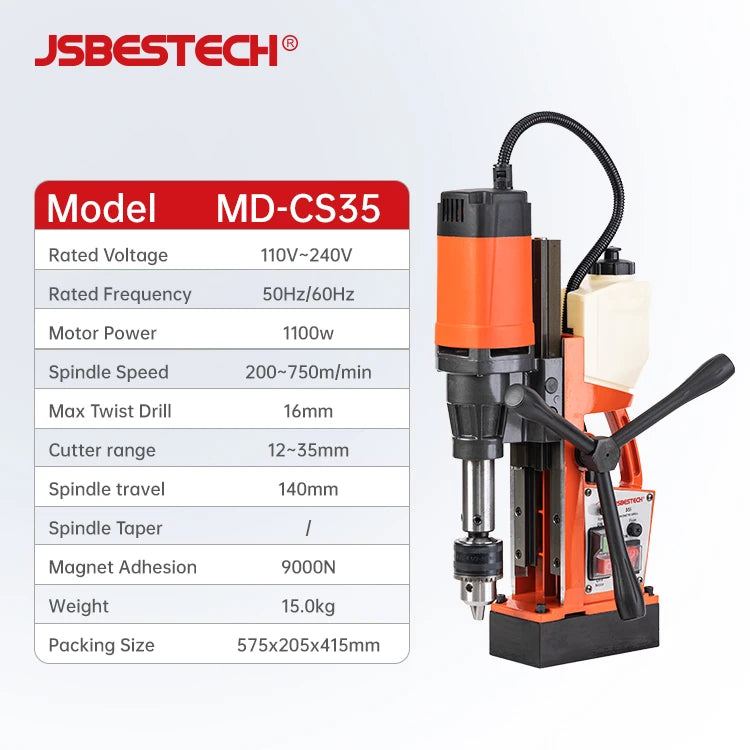 JSBESTECH Company MD-CS35 Magnetic Drilling Machine