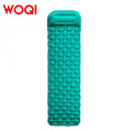 WOQI Ultra Light Inflatable Camping Sleep Cushion with Built in Pump Camping Hiking Travel Inflatable Sleep Cushion