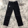 DENIMGUYS Manufacturers Custom Embroidery Logo Multi Pocket Cargo Pants Men Streetwear Utility Tactical Track Pants