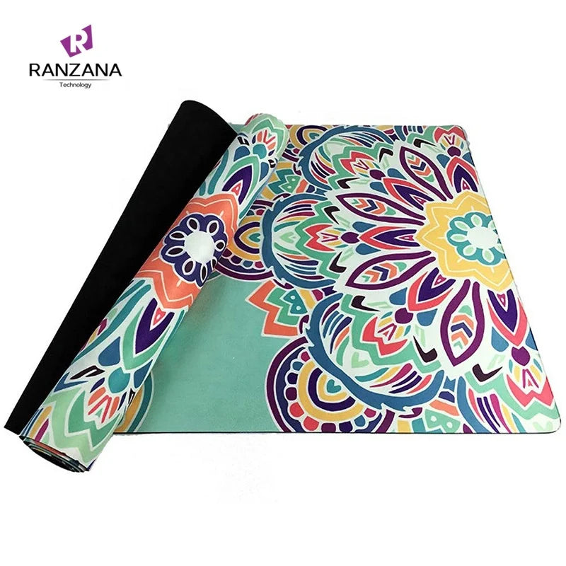 183*61*0.5cm Suede Yoga Mat Non-Slip Material Custom Private Label TPE Yoga Mat Suede