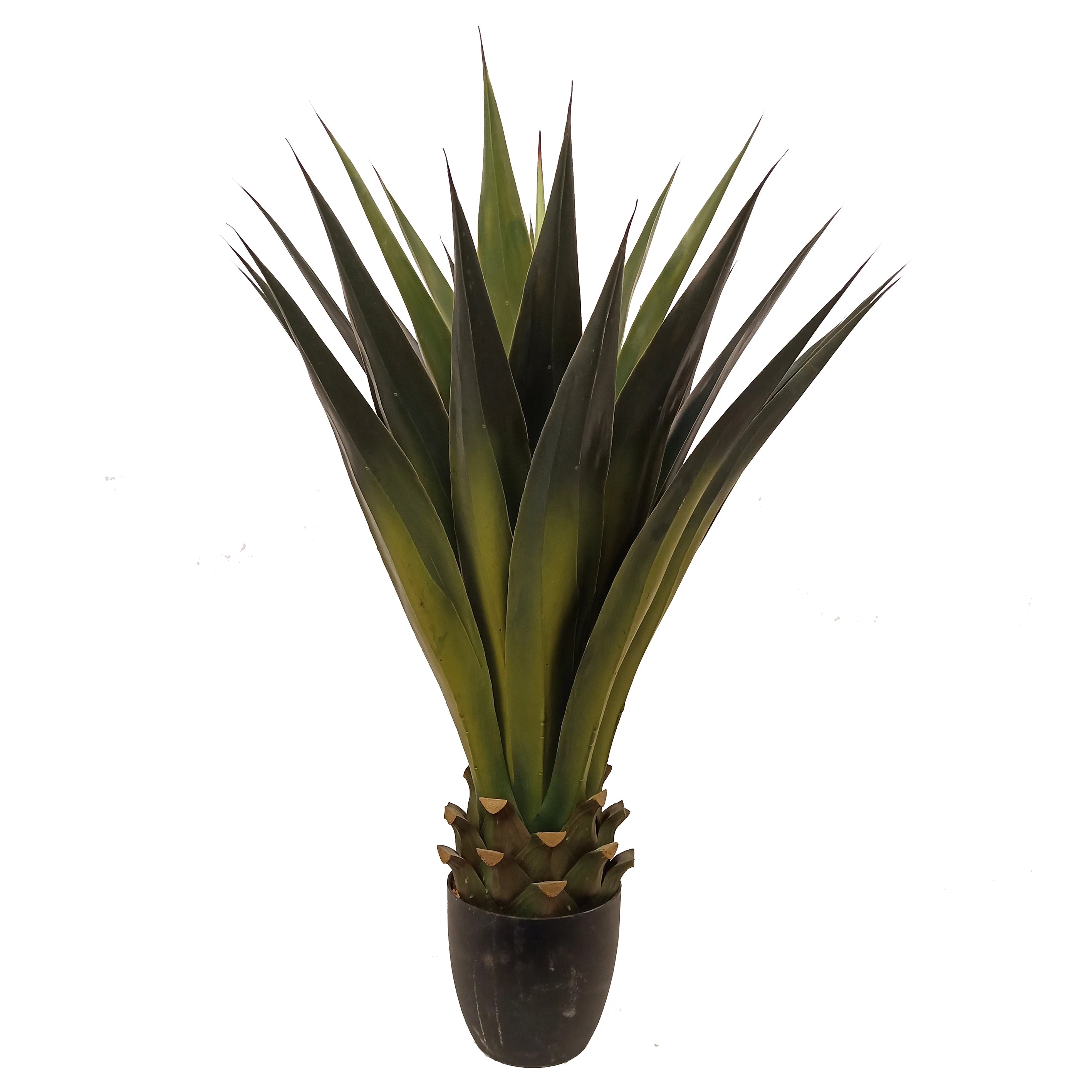 Hot Sale New Design 100CM Home Office Decoration Evergreen Plastic Greenery Artificial Potted Tree Agave Bonsai Fake Yucca Plant