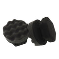 4Inch Black Car Buffer Foam Pad Compound Foam Cutting Sponge Wave Polishing Pad 105mm Polish Sponge for Car Wax Pads