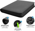 Portable 9-Pocket Baseball Game Trading Card Binder Spot Removable Collector Album with PU Cover Protective Protectors