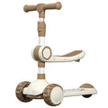 Sport Training Scooter Kids 3 Wheels Light up LED PU Toddlers Girls Kick Scooter Cool Music Led Light Foldable Kids' Scooters
