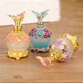 New Design Hollow 25ml Empty butterfly  Colour Enamels Perfume Spray Bottles Female Classical Essential Oil Perfume Packaging