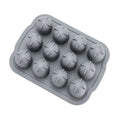 New Design Custom-Made Cake Pop Mold Round Muffin Pan With 12 Silicone Cups