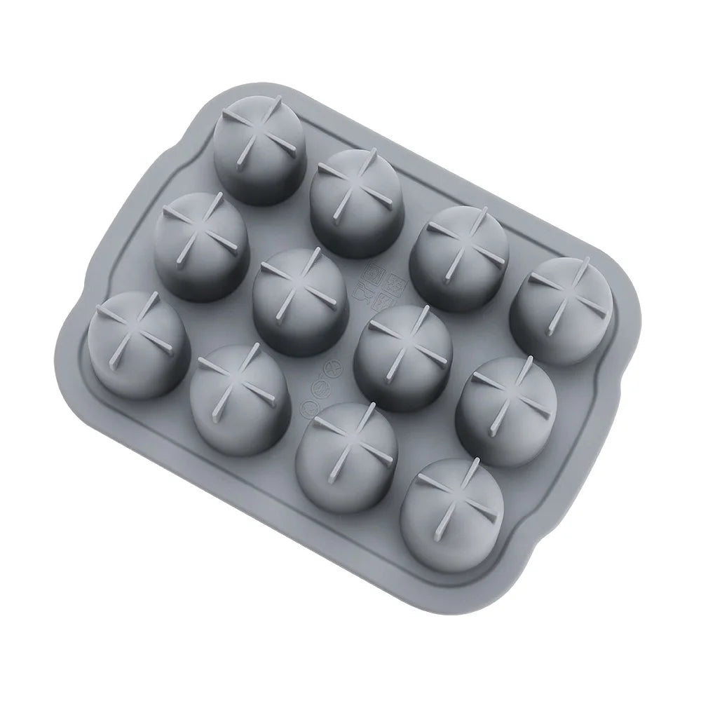 New Design Custom-Made Cake Pop Mold Round Muffin Pan With 12 Silicone Cups
