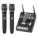 OEM UF6-M Professional Dj Controller/audio Console Mixer 4 Channel Audio Mixer With Dual Microphone