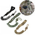 Quick Release Multi-functional Tactical Anti-lost Elastic Shooting Hunting Strap Sling Spring Lanyard